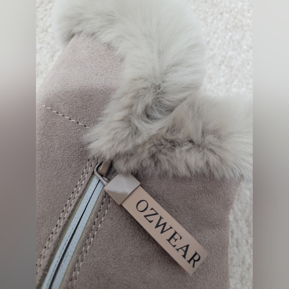 Women's OZWEAR boots, size US 8, suede - Picture 6 of 7